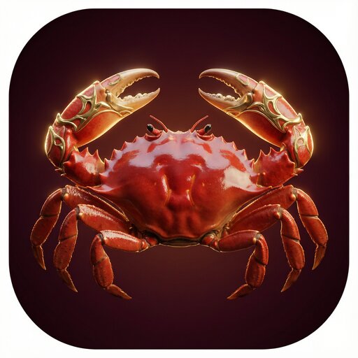 Đèn lồng biểu tượng Cua của game bầu cua